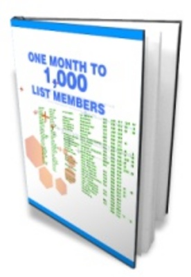 Product picture 1 Month to 1000 List Members